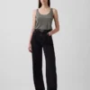 Linen-Blend Tank Top