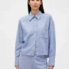 Linen-Cotton Oversized Shirt
