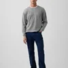 Linen-Cotton Relaxed Straight Pants