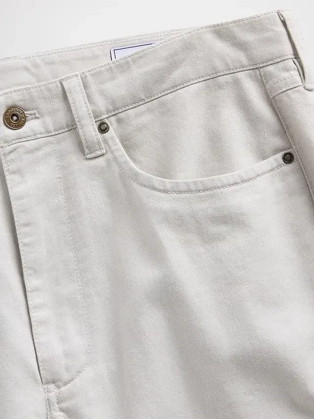 Linen-Cotton Relaxed Straight Pants