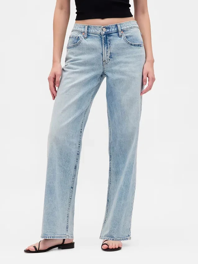 Low Rise '90S Loose Jeans