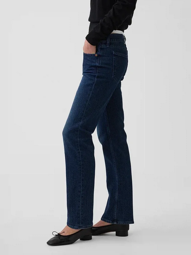 Low Rise '90S Slim Straight Jeans