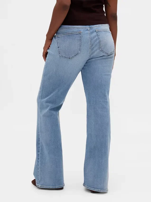 Low Rise Braided Pocket Long & Lean Jeans