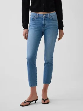 Low Rise Capri Jeans