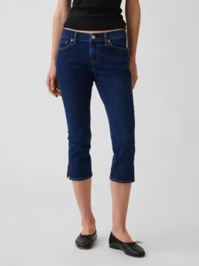 Low Rise Capri Jeans