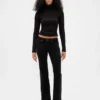 Low Rise Corduroy Long & Lean Pants