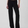 Low Rise Cotton-Blend Boot Sweater Pants