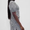 Low Rise Linen-Blend Mini Skort