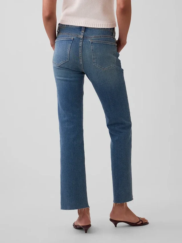 Low Rise Long & Lean Crop Jeans