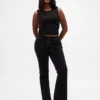 Low Rise Long & Lean Lace-Up Jeans