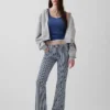 Low Rise Long & Lean Stripe Jeans