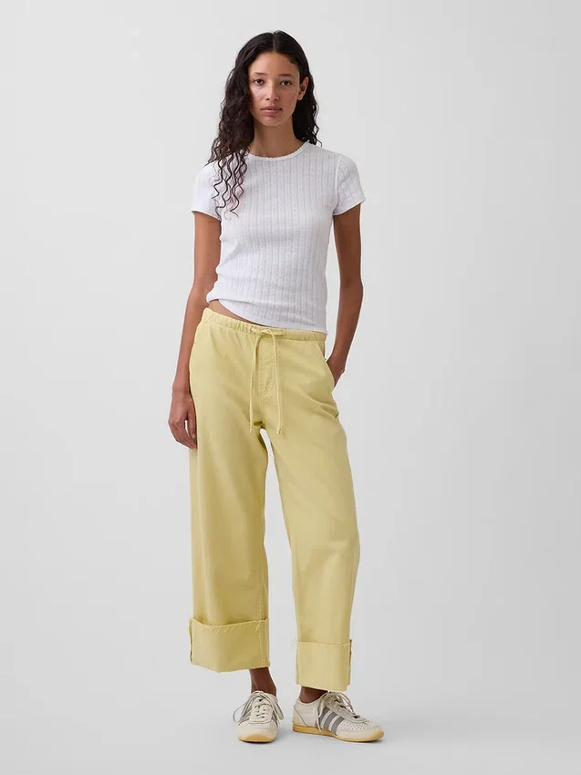 Low Rise Ultrasoft '90S Loose Easy Crop Jeans