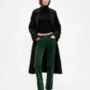 Low Rise Velvet '90S Slim Straight Pants