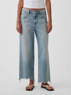 Low Slung Relaxed Crop Jeans