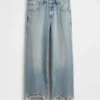 Low Slung Relaxed Crop Jeans