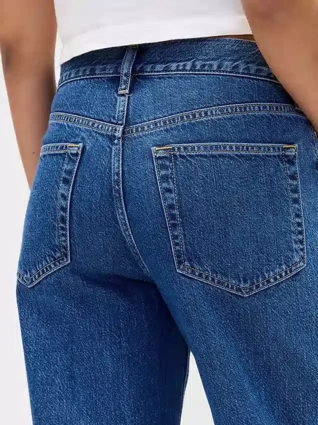 Low Slung Ultrasoft Relaxed Crop Jeans