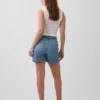 Maternity Full Panel Ultrasoft Denim Easy Shorts