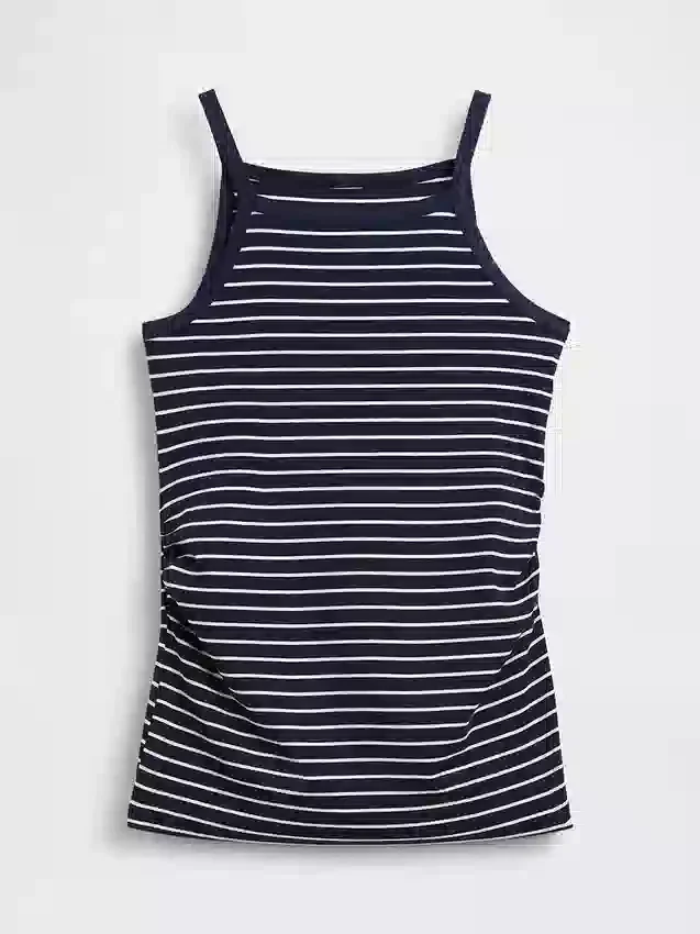 Maternity Modern Apron-Neck Tank Top
