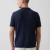Mesh Polo Sweater