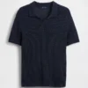 Mesh Polo Sweater