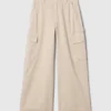 Mid Rise Cargo Baggy Khakis