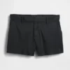 Mid Rise Khaki Shorts