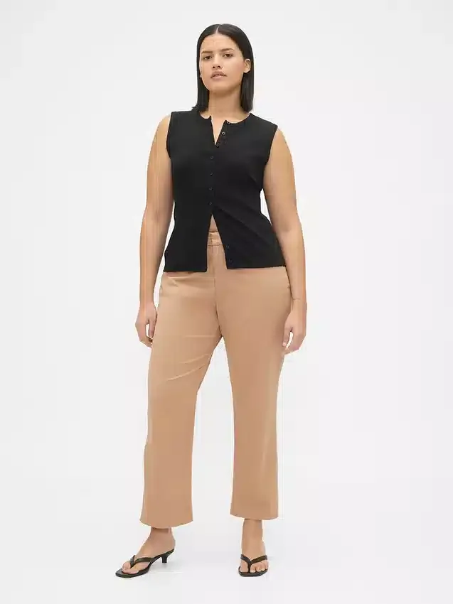 Mid Rise Khakis