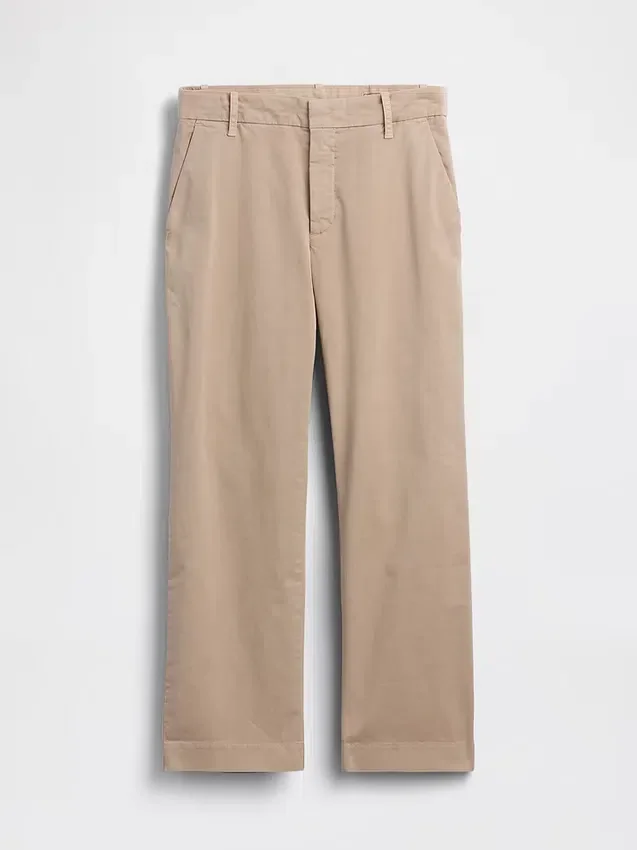 Mid Rise Khakis