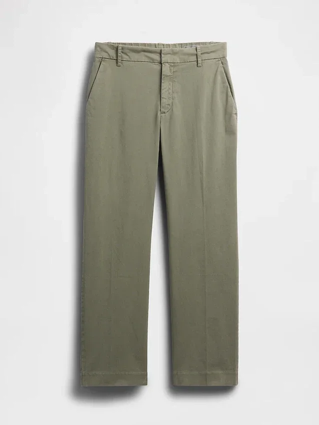 Mid Rise Khakis