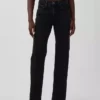 Mid Rise Relaxed Straight Jeans