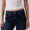 Mid Rise Relaxed Straight Jeans