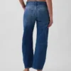 Mid Rise Slim Barrel Jeans