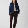 Mid Rise Straight Taper Jeans