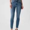 Mid Rise True Skinny Jeans