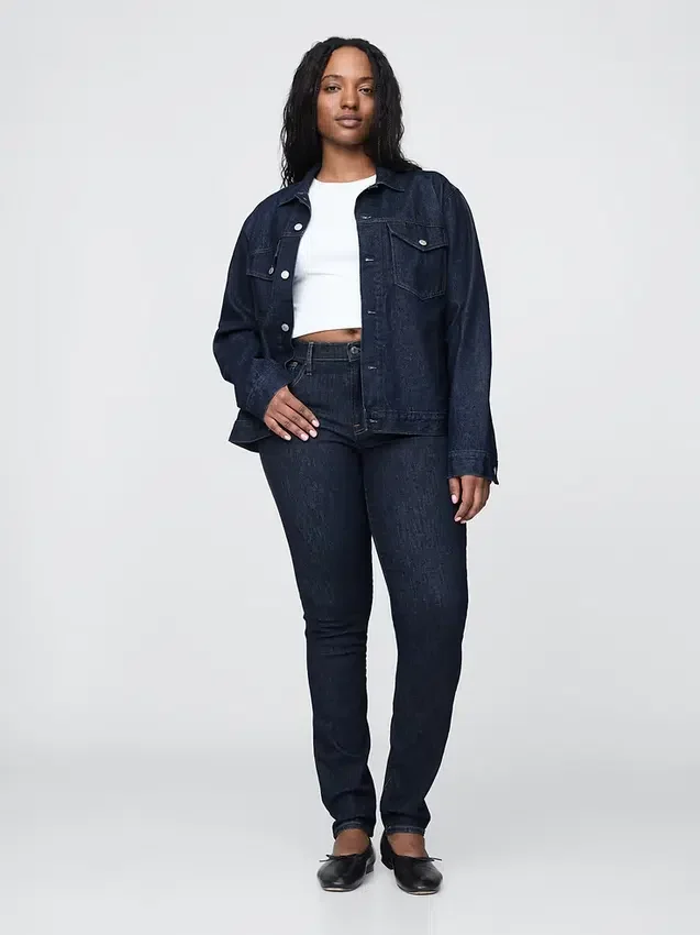 Mid Rise True Skinny Jeans