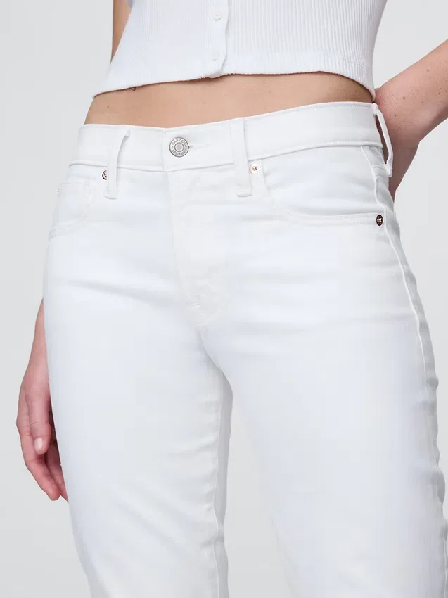Mid Rise True Skinny Jeans