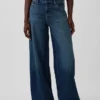 Mid Rise Ultrasoft Buckle Baggy Jeans