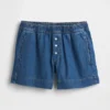 Mid Rise Ultrasoft Denim Boxer Shorts