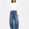 Mid Rise Ultrasoft Easy Horseshoe Jeans