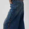 Mid Rise Ultrasoft Studded Baggy Jeans