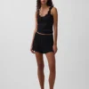 Mini Rib Relaxed Pj Shorts