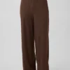 Mini Rib Wide-Leg Pj Pants