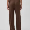 Mini Rib Wide-Leg Pj Pants