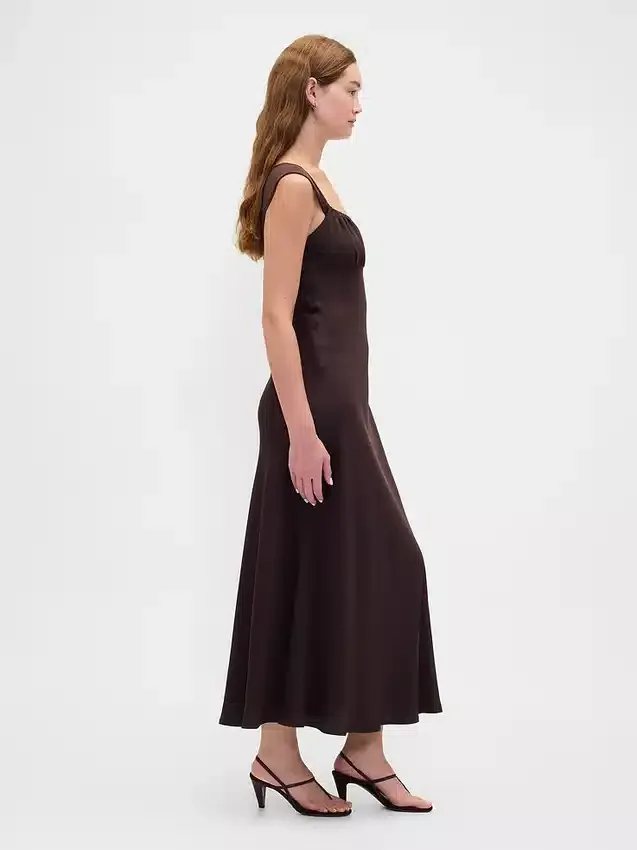 Mixed Media Maxi Dress
