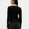 Modern Compact Rib Crop T-Shirt