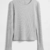 Modern Compact Rib Crop T-Shirt