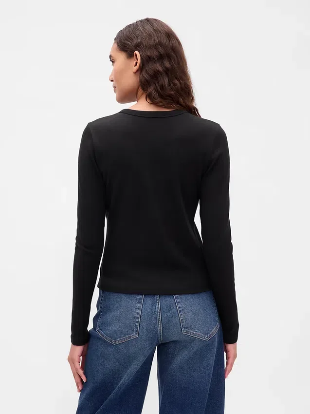 Modern Crewneck Cardigan