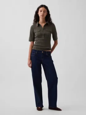 Modern Elbow-Sleeve Utility T-Shirt