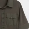 Modern Elbow-Sleeve Utility T-Shirt
