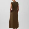 Modern Mixed Media Maxi Dress